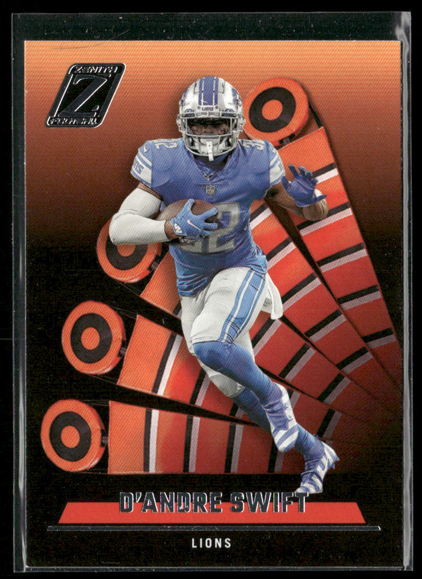 D'Andre Swift 2022 Zenith Retail #44 Detroit Lions