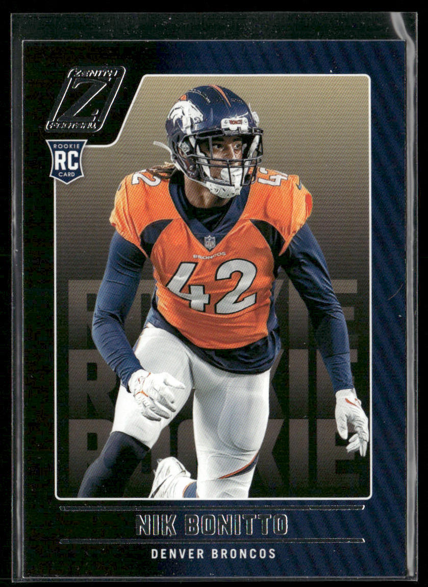 Nik Bonitto 2022 Zenith Retail #170 RC Denver Broncos