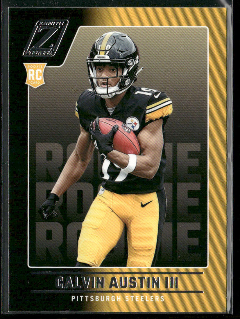 Calvin Austin III 2022 Zenith #136 RC Pittsburgh Steelers
