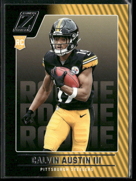 Calvin Austin III 2022 Zenith #136 RC Pittsburgh Steelers