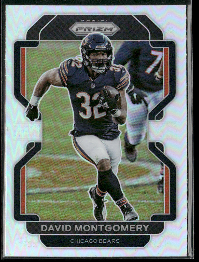 David Montgomery 2021 Panini Prizm Silver #160 Chicago Bears