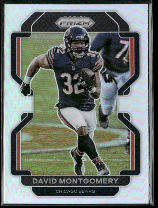 David Montgomery 2021 Panini Prizm Silver #160 Chicago Bears