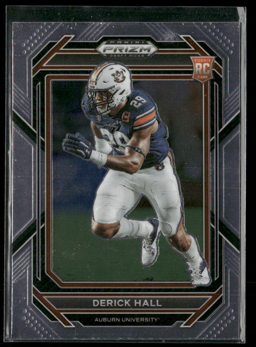 Derick Hall 2023 Panini Prizm Draft Picks #170 Auburn Tigers
