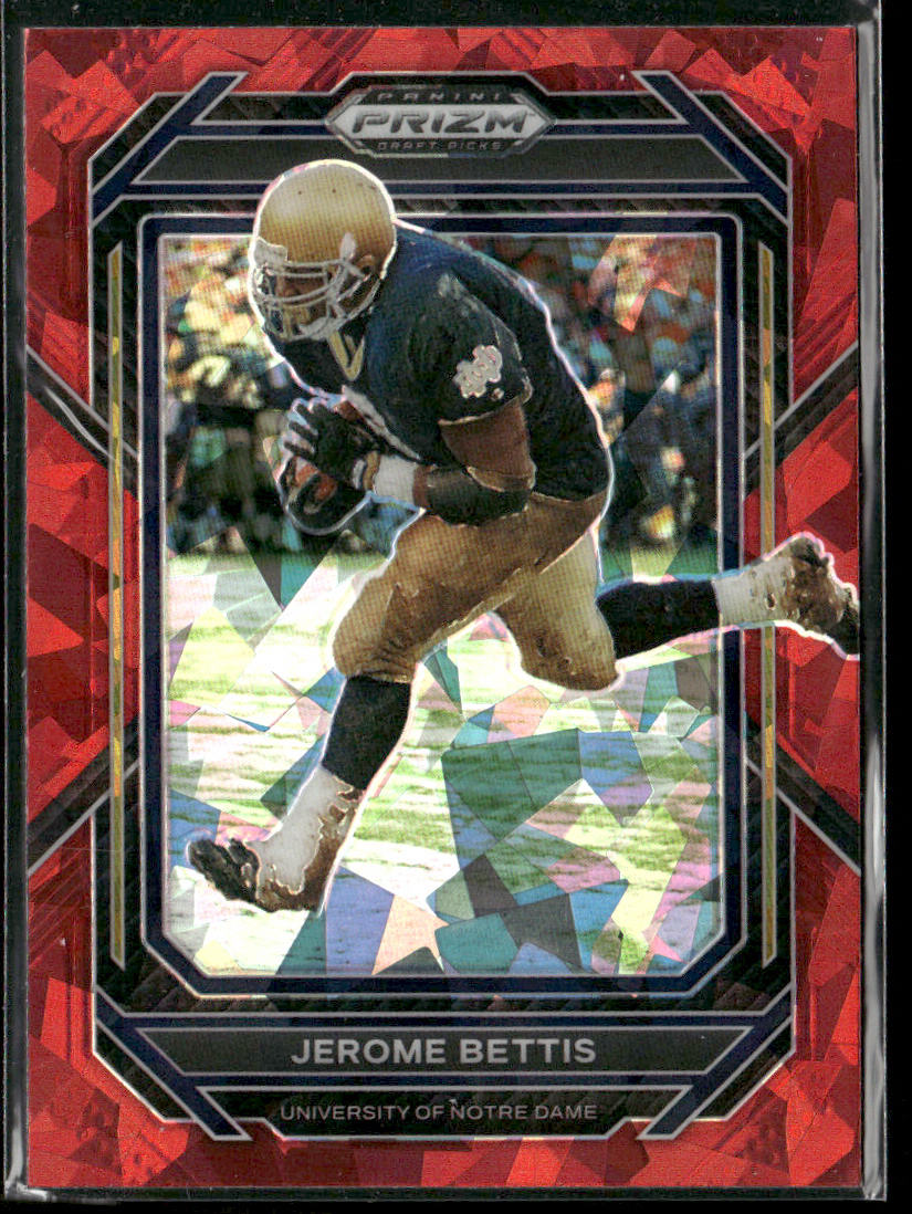Jerome Bettis 2023 Panini Prizm Draft Picks Prizms Red Ice #50 Fighting Irish