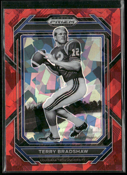 Terry Bradshaw 2023 Panini Prizm Draft Picks Prizms Red Ice #92 Bulldogs