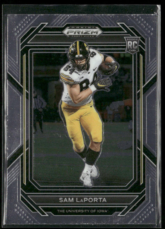 Sam LaPorta 2023 Panini Prizm Draft Picks #160 Iowa Hawkeyes