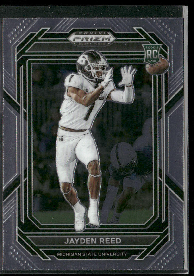 Jayden Reed 2023 Panini Prizm Draft Picks #145 Michigan State Spartans
