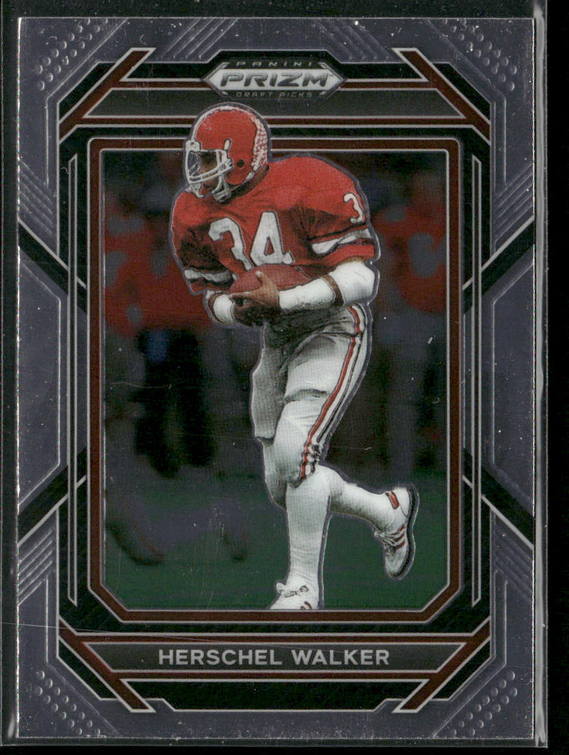 Herschel Walker 2023 Panini Prizm Draft Picks #43 Georgia Bulldogs