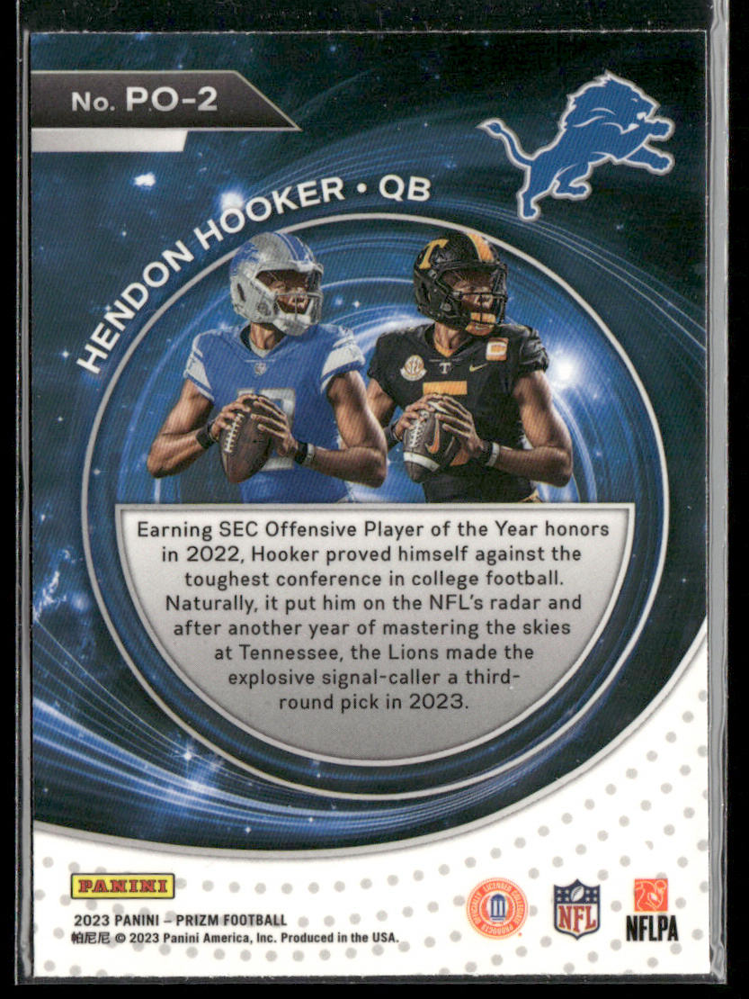 Hendon Hooker 2023 Panini Prizm Portals #PO-2