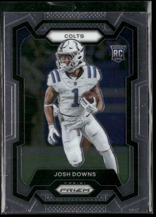Josh Downs 2023 Panini Prizm #345 RC Indianapolis Colts