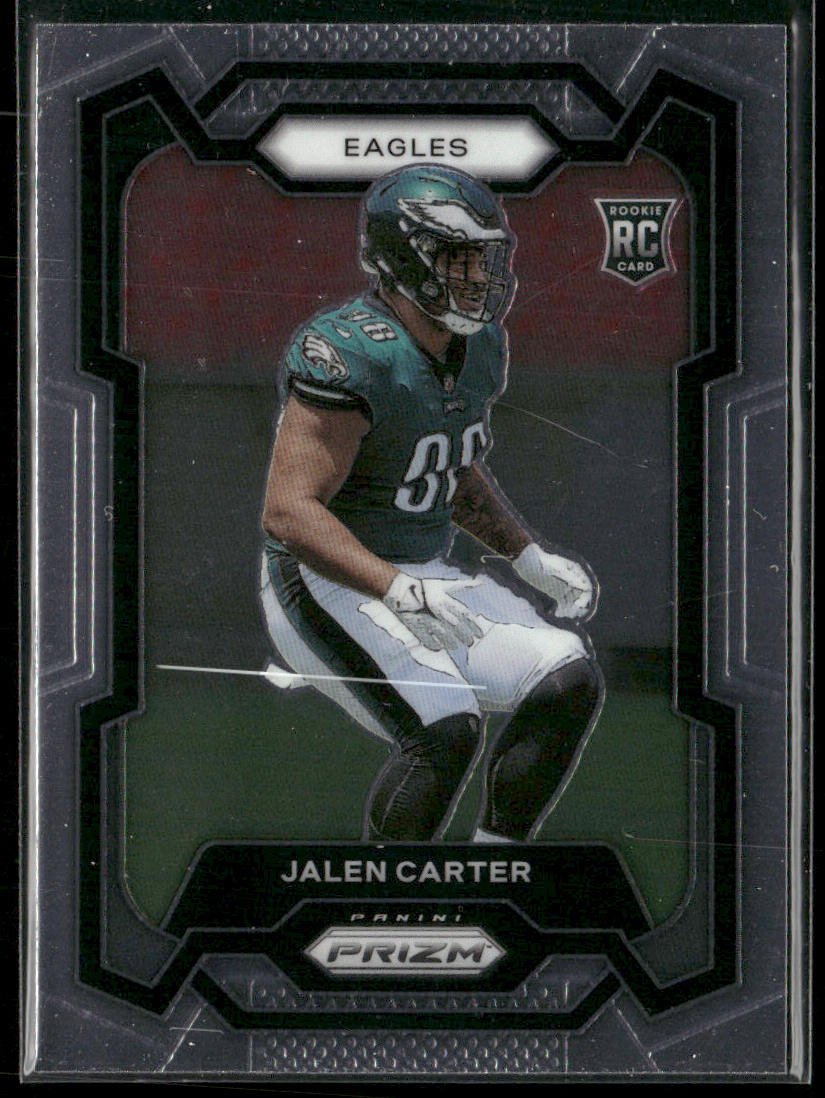 Jalen Carter 2023 Panini Prizm #381 RC Philadelphia Eagles