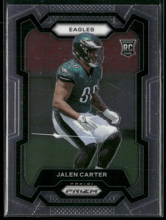 Jalen Carter 2023 Panini Prizm #381 RC Philadelphia Eagles