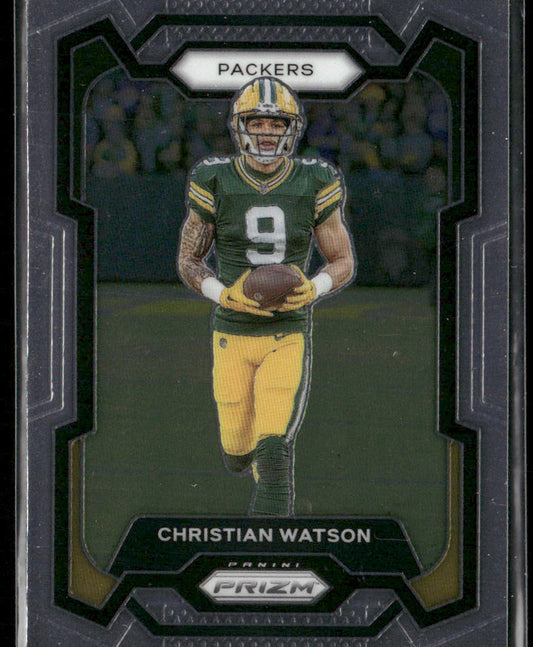 Christian Watson 2023 Panini Prizm #107 Green Bay Packers