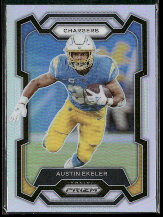 Austin Ekeler 2023 Panini Prizm Silver #153 Los Angeles Chargers