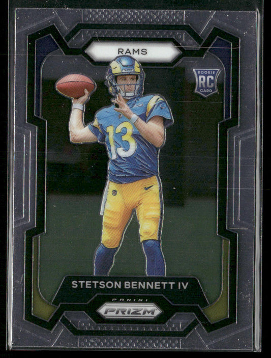 Stetson Bennett IV 2023 Panini Prizm #358 RC Los Angeles Rams