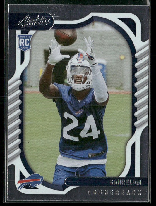 Kaiir Elam 2022 Panini Absolute Retail #175 RC Buffalo Bills