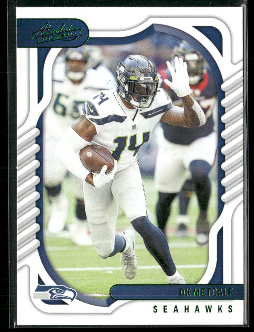 DK Metcalf 2022 Panini Absolute Green #83 Seattle Seahawks