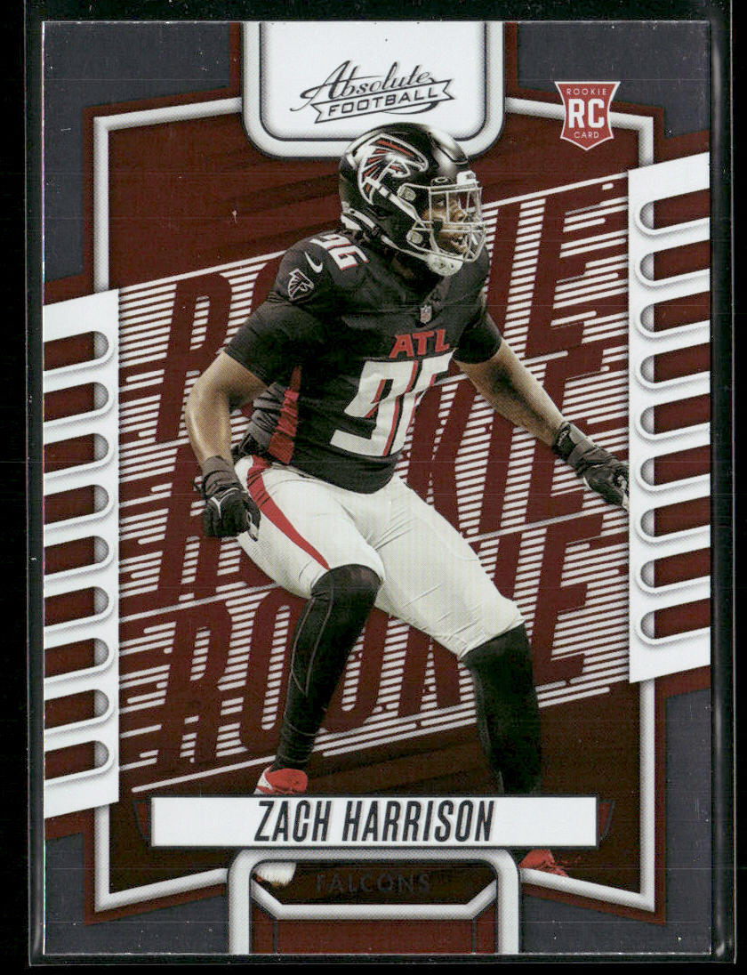 Zach Harrison 2023 Panini Absolute Retail #180 RC Atlanta Falcons