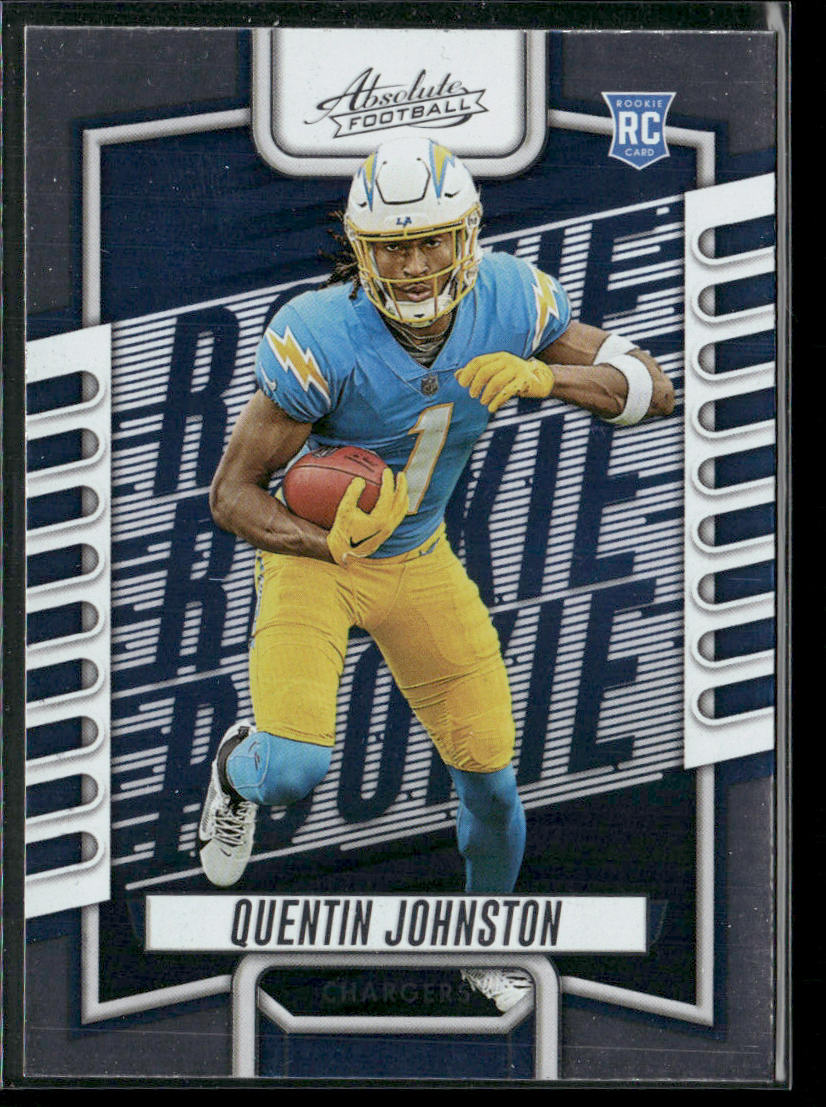 Quentin Johnston 2023 Panini Absolute Retail #110 RC Los Angeles Chargers