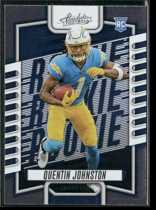 Quentin Johnston 2023 Panini Absolute Retail #110 RC Los Angeles Chargers