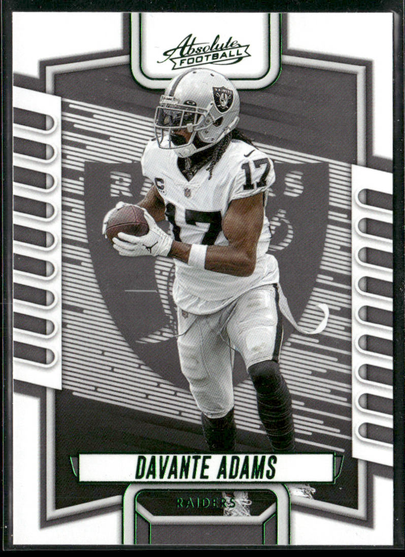 Davante Adams 2023 Panini Absolute Green #76 Las Vegas Raiders