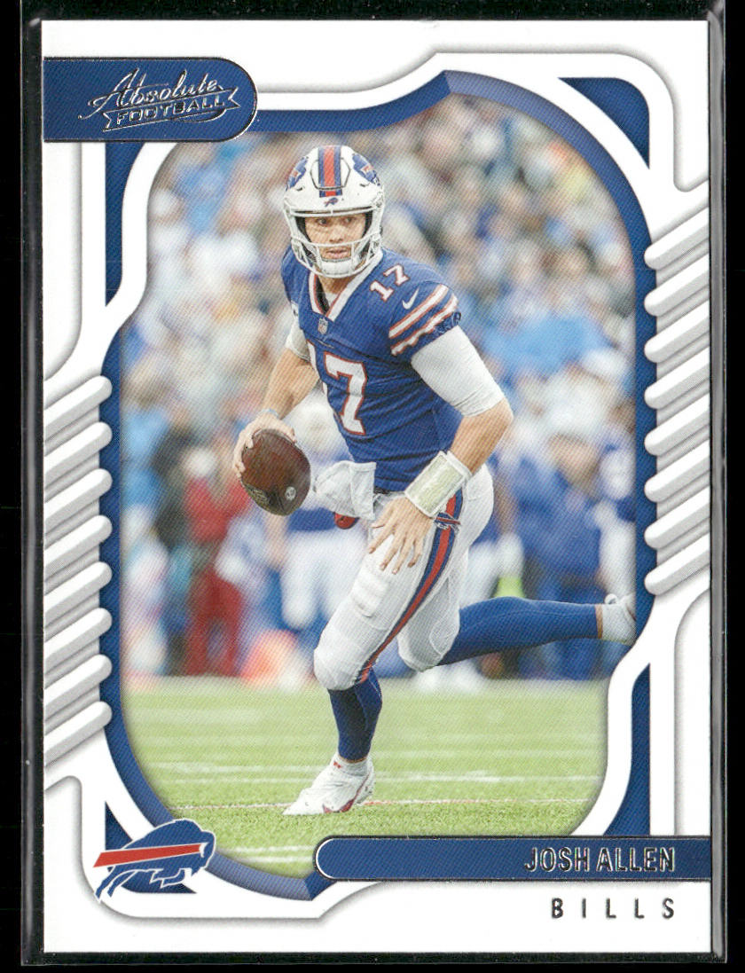 Josh Allen 2022 Panini Absolute Retail #25 Buffalo Bills