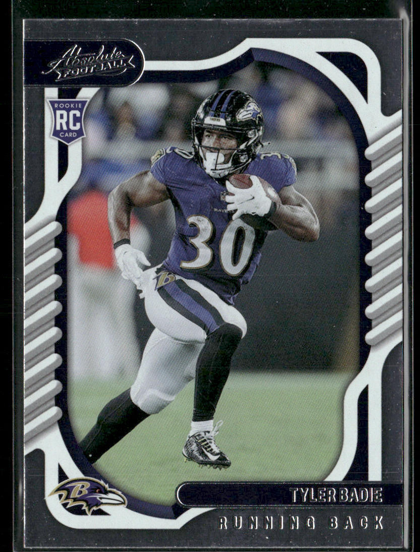 Tyler Badie 2022 Panini Absolute Retail #199 RC Baltimore Ravens