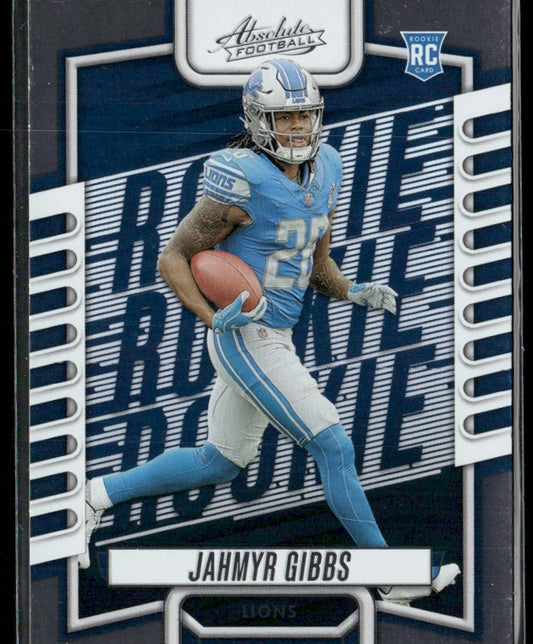Jahmyr Gibbs 2023 Panini Absolute Retail #108 RC Detroit Lions