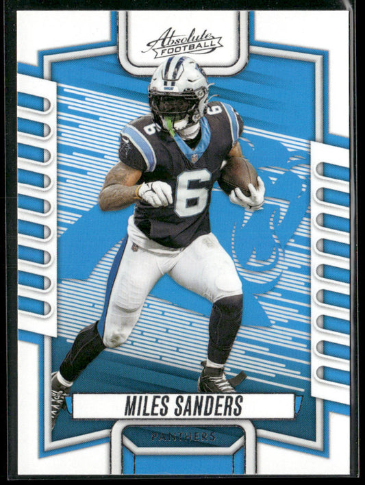 Miles Sanders 2023 Panini Absolute Retail #48 Carolina Panthers