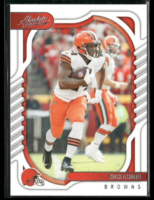 Nick Chubb 2022 Panini Absolute Retail #70 Cleveland Browns
