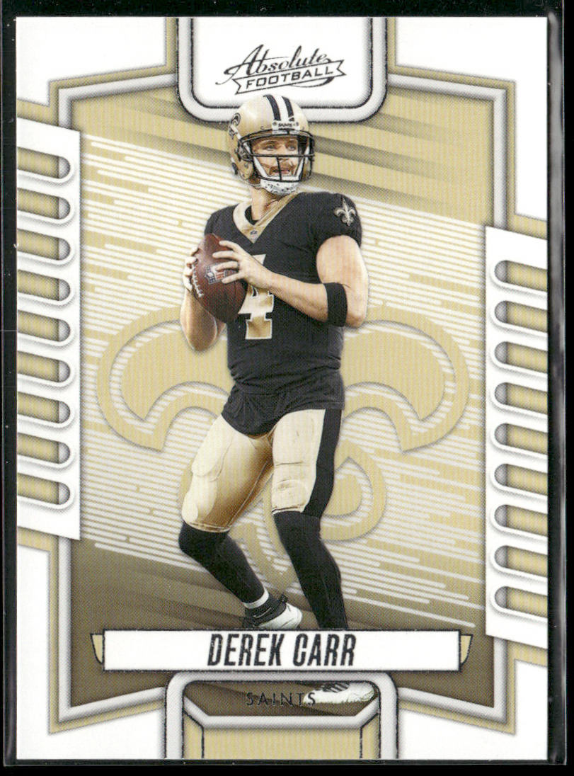 Derek Carr 2023 Panini Absolute Retail #22 New Orleans Saints