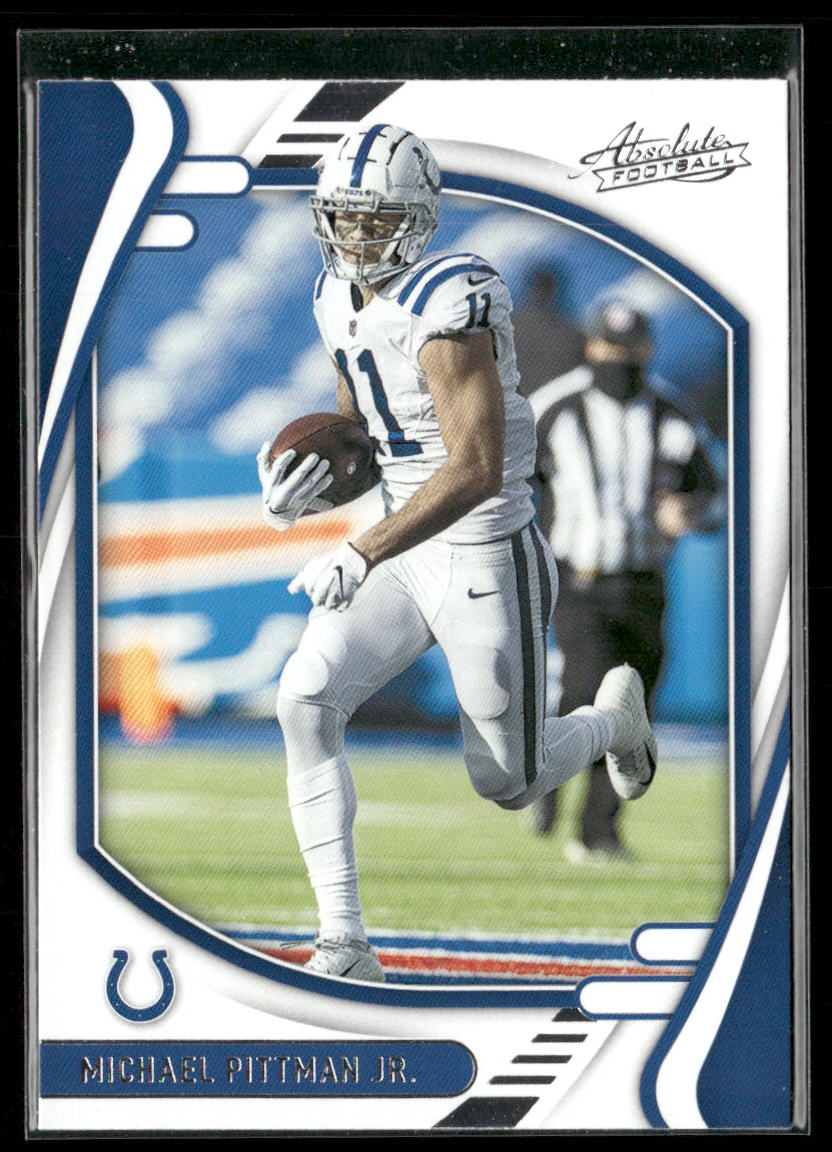 Michael Pittman Jr. 2021 Panini Absolute #12 Indianapolis Colts
