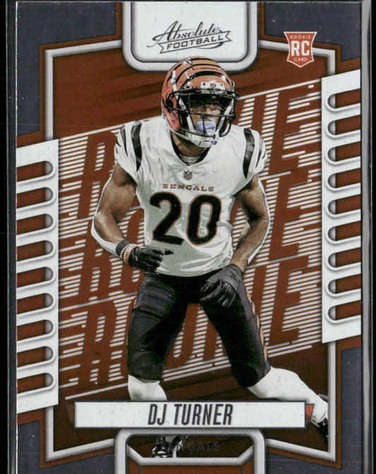 DJ Turner 2023 Panini Absolute Retail #175 RC Cincinnati Bengals