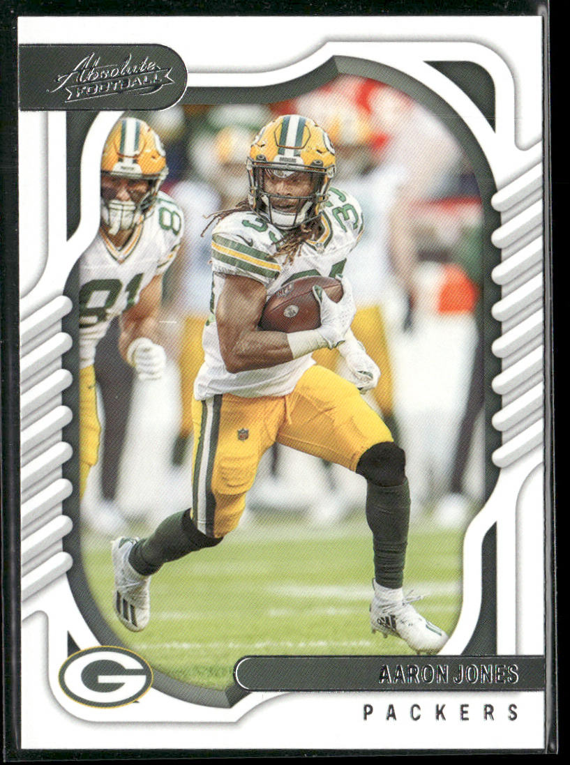 Aaron Jones 2022 Panini Absolute #66 Green Bay Packers