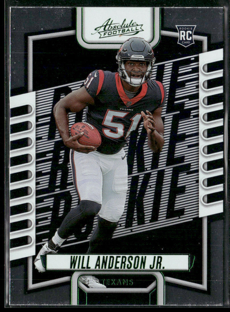Will Anderson Jr. 2023 Panini Absolute Green #103 Houston Texans