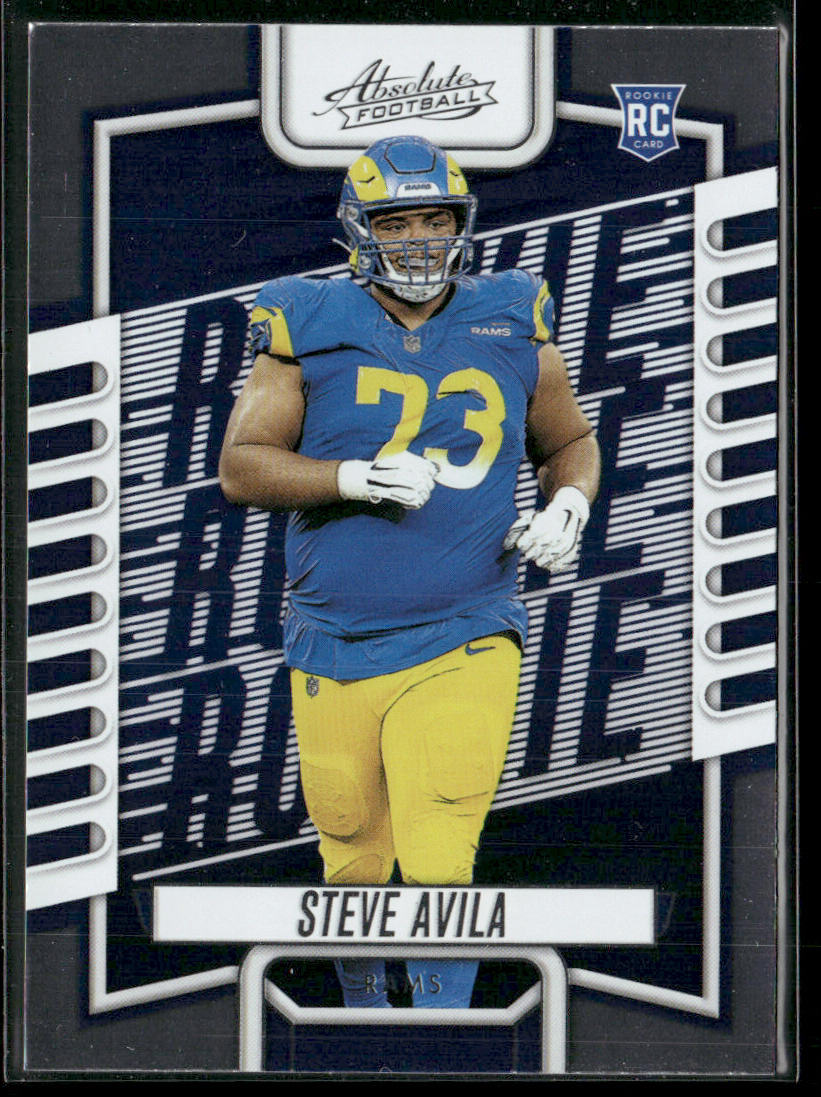 Steve Avila 2023 Panini Absolute Retail #164 RC Los Angeles Rams