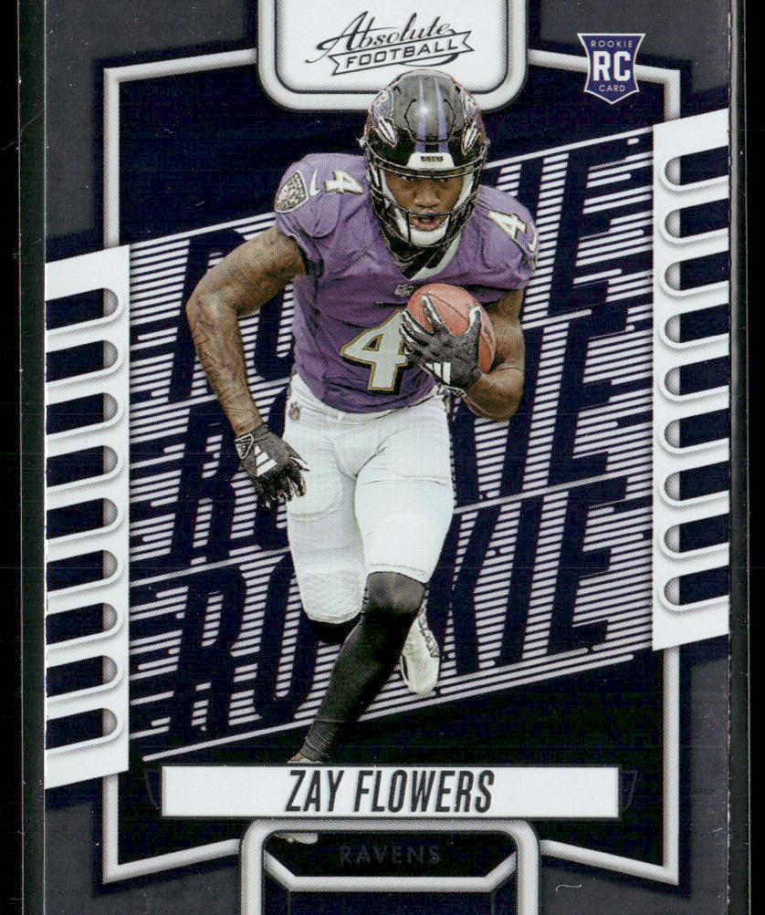 Zay Flowers 2023 Panini Absolute Retail #111 RC Baltimore Ravens