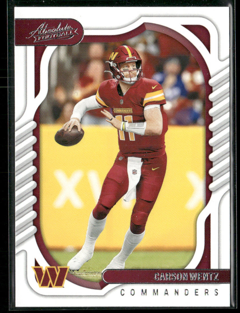 Carson Wentz 2022 Panini Absolute Retail #96 Washington Commanders