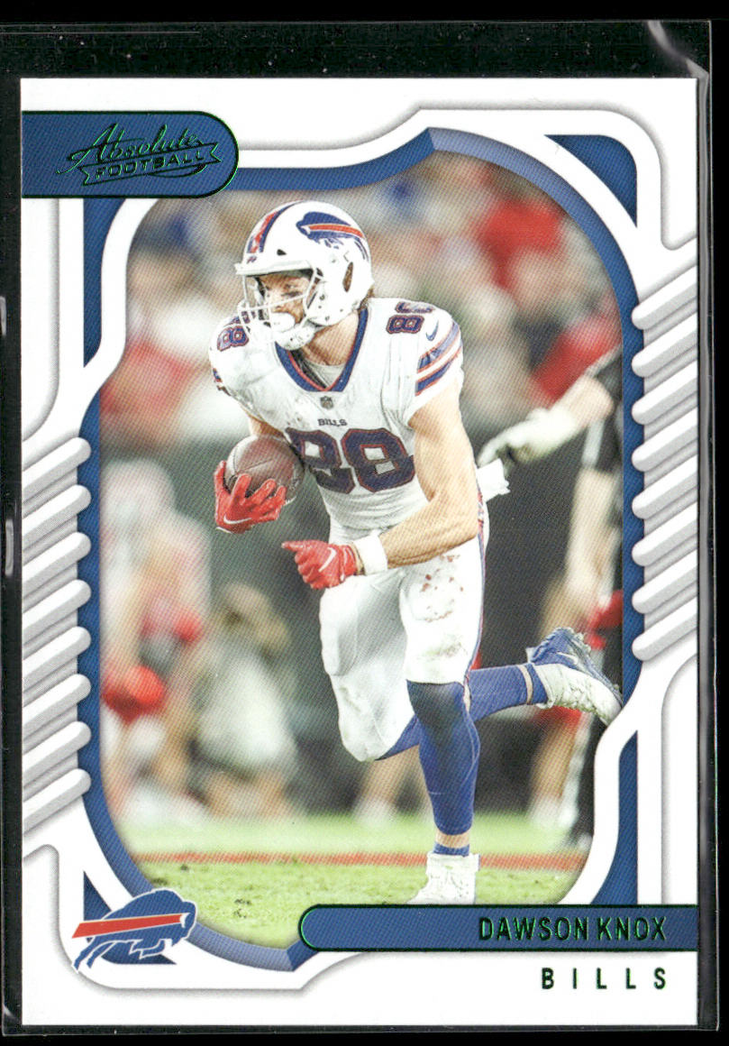 Dawson Knox 2022 Panini Absolute Green #26 Buffalo Bills