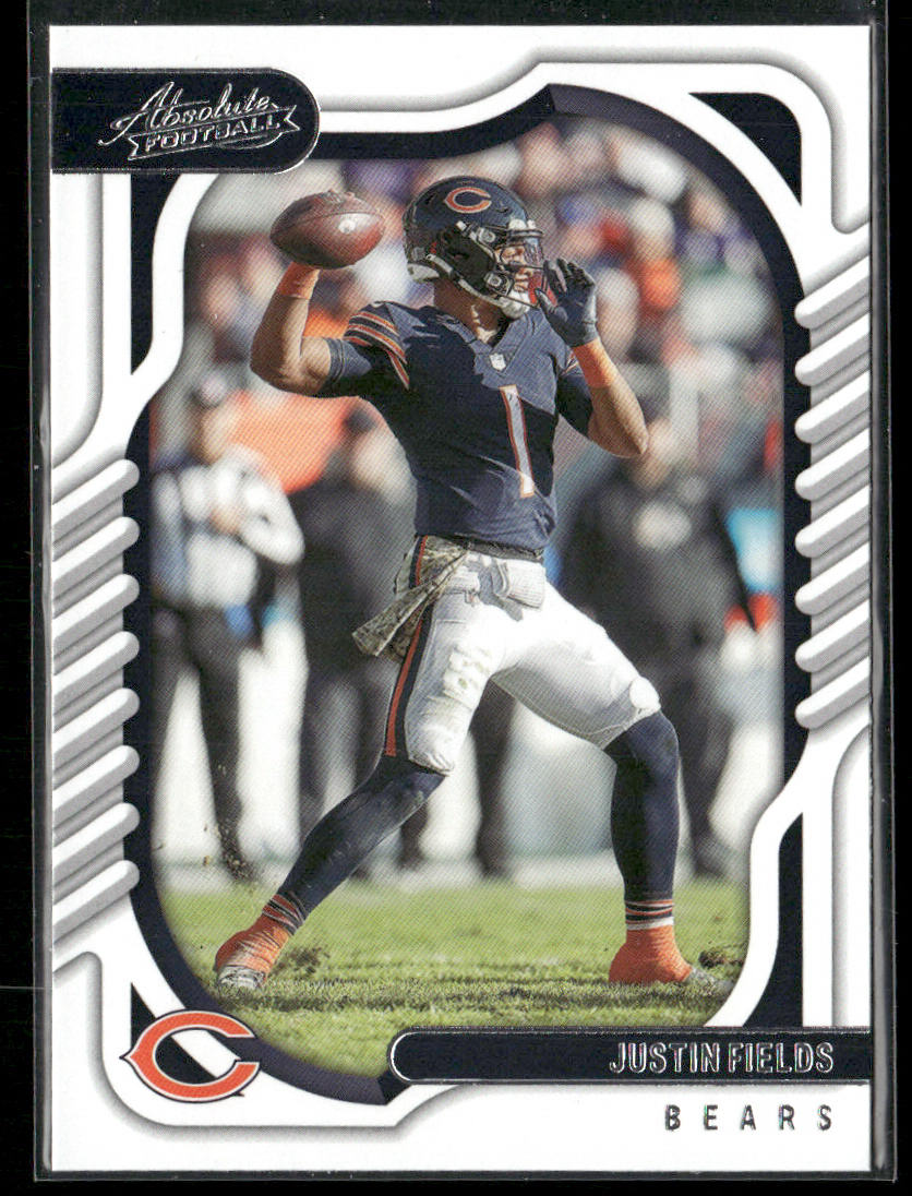 Justin Fields 2022 Panini Absolute Retail #15 Chicago Bears