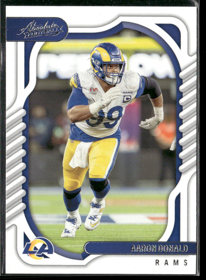 Aaron Donald 2022 Panini Absolute Retail #36 Los Angeles Rams