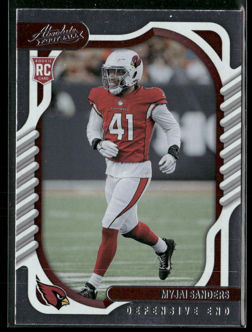Myjai Sanders 2022 Panini Absolute Retail #186 RC Arizona Cardinals