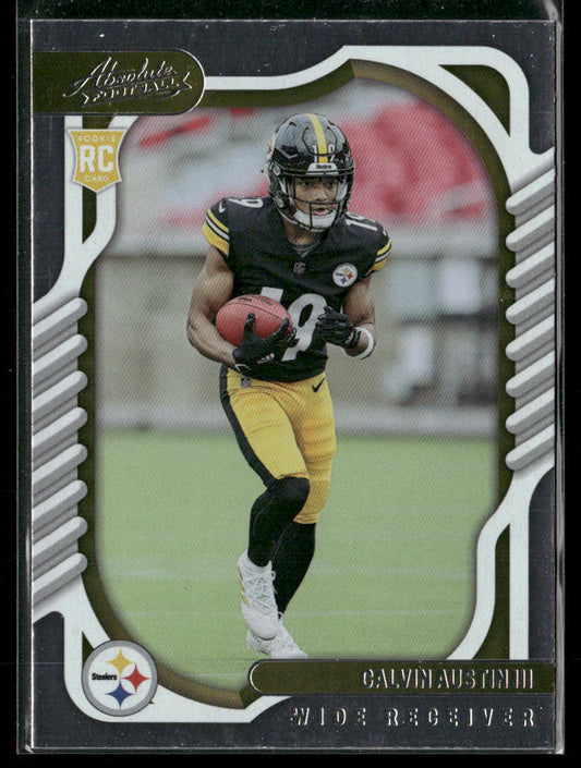 Calvin Austin III 2022 Panini Absolute Retail #136 RC Pittsburgh Steelers