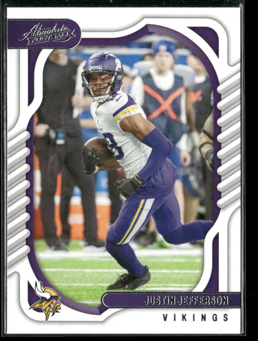 Justin Jefferson 2022 Panini Absolute Retail #89 Minnesota Vikings