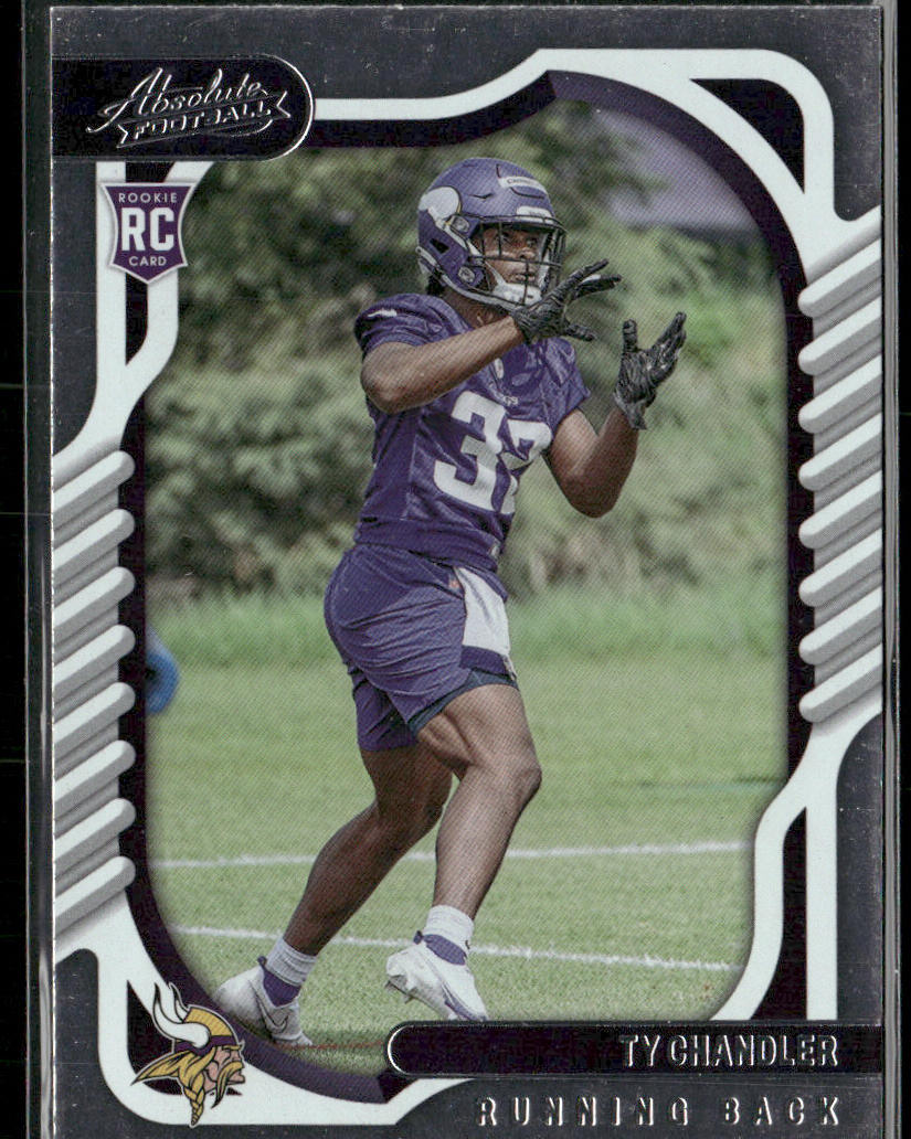 Ty Chandler 2022 Panini Absolute #197 SN,RC Minnesota Vikings