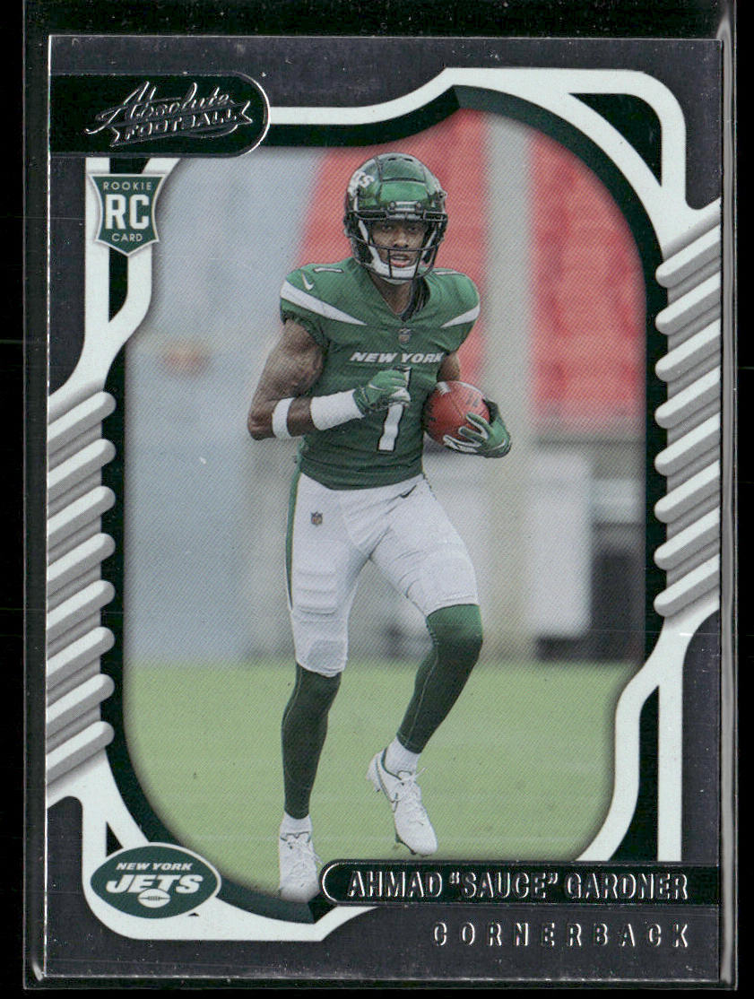 Ahmad "Sauce" Gardner 2022 Panini Absolute #128 SN,RC New York Jets