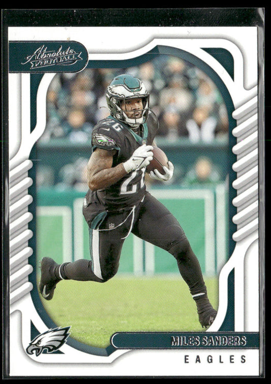 Miles Sanders 2022 Panini Absolute Retail #73 Philadelphia Eagles