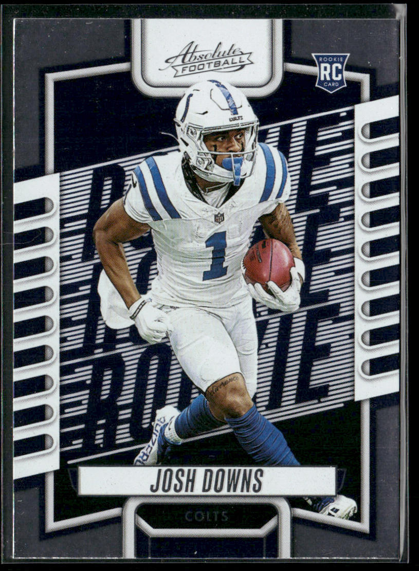 Josh Downs 2023 Panini Absolute Retail #128 RC Indianapolis Colts