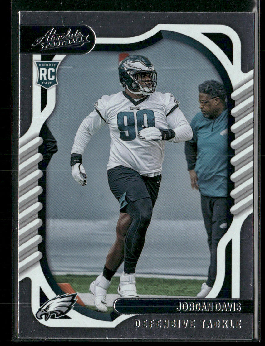 Jordan Davis 2022 Panini Absolute Retail #172 RC Philadelphia Eagles