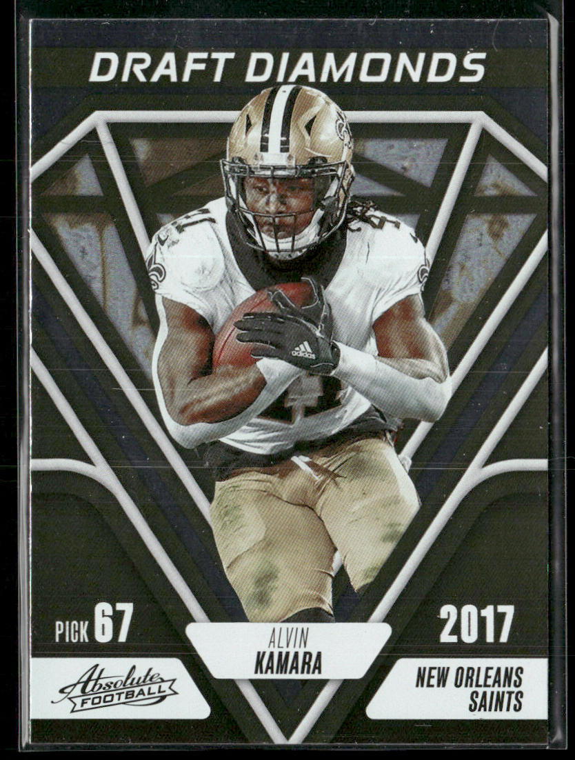 Alvin Kamara 2023 Panini Absolute Draft Diamonds #DD-6 New Orleans Saints